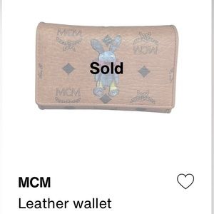 MCM rabbit wallet